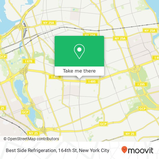 Mapa de Best Side Refrigeration, 164th St