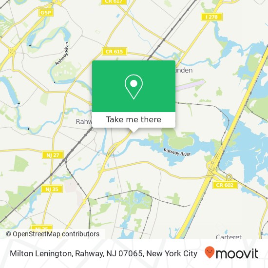 Milton Lenington, Rahway, NJ 07065 map