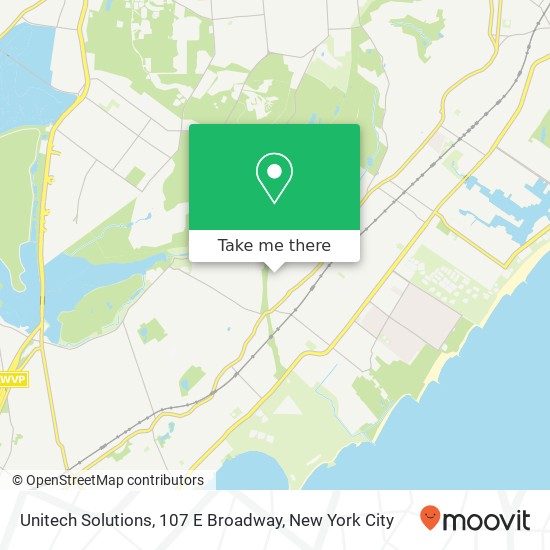 Mapa de Unitech Solutions, 107 E Broadway