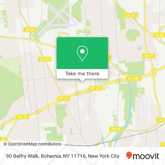 90 Belfry Walk, Bohemia, NY 11716 map