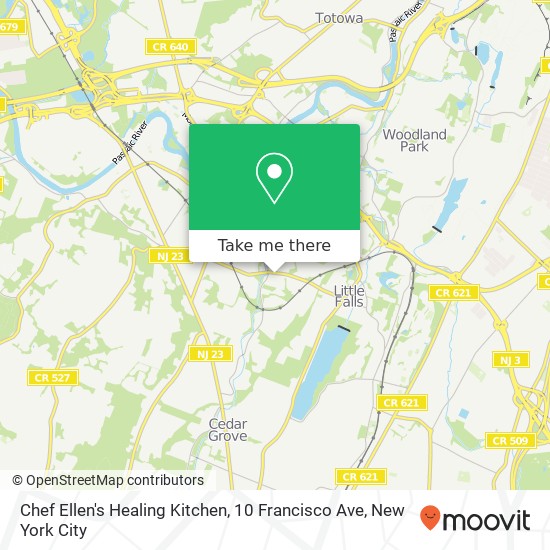 Chef Ellen's Healing Kitchen, 10 Francisco Ave map