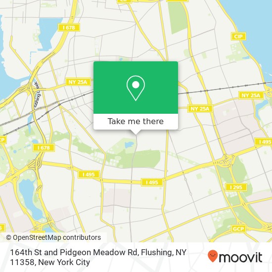 164th St and Pidgeon Meadow Rd, Flushing, NY 11358 map