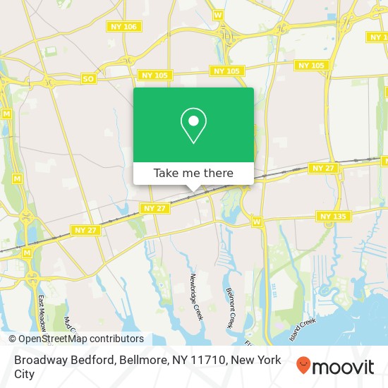 Broadway Bedford, Bellmore, NY 11710 map