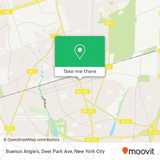 Mapa de Buenos Angie's, Deer Park Ave
