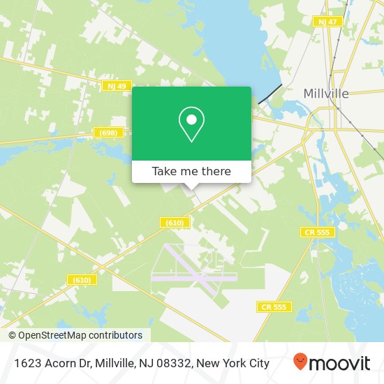 1623 Acorn Dr, Millville, NJ 08332 map