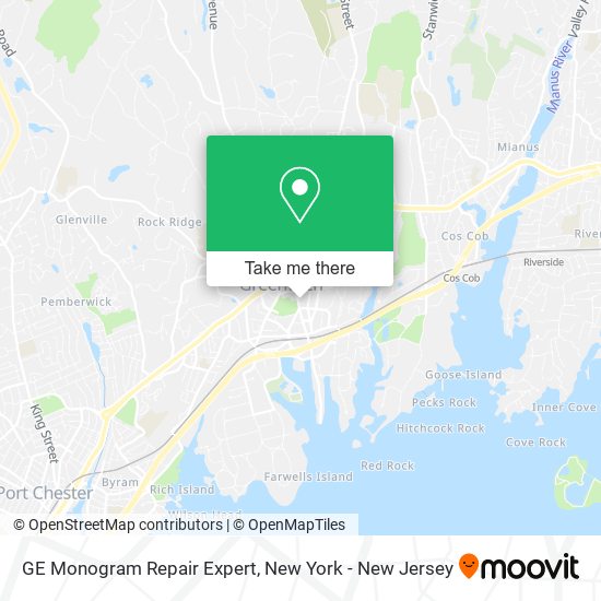 GE Monogram Repair Expert map