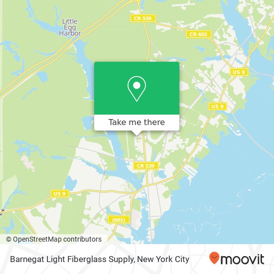 Mapa de Barnegat Light Fiberglass Supply, 140 7th Ave