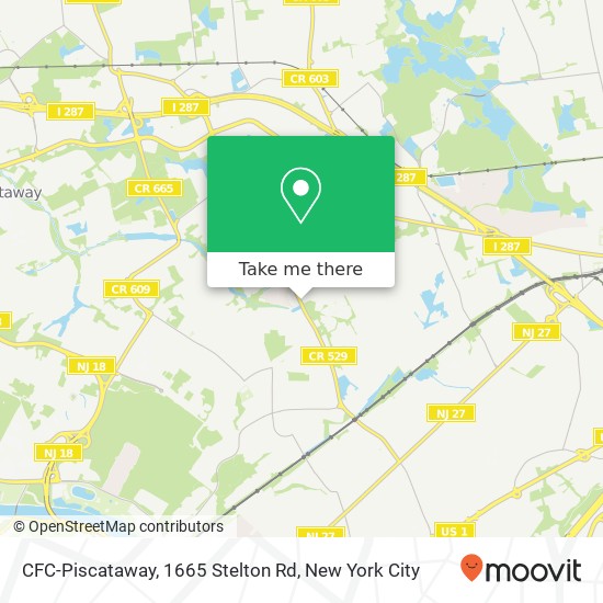 Mapa de CFC-Piscataway, 1665 Stelton Rd