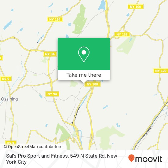 Mapa de Sal's Pro Sport and Fitness, 549 N State Rd
