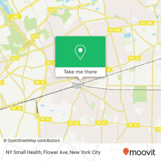 Mapa de NY Small Health, Flower Ave