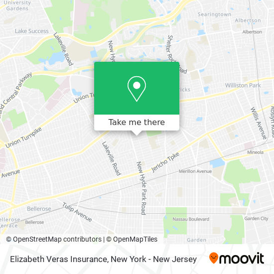 Mapa de Elizabeth Veras Insurance