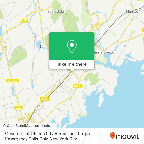 Government Offices City Ambulance Corps Emergency Calls Only map