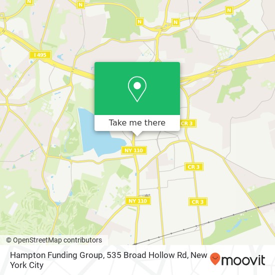 Hampton Funding Group, 535 Broad Hollow Rd map