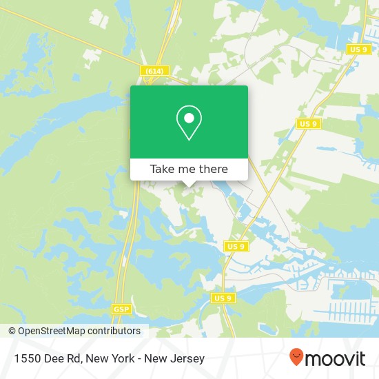 1550 Dee Rd, Forked River, NJ 08731 map