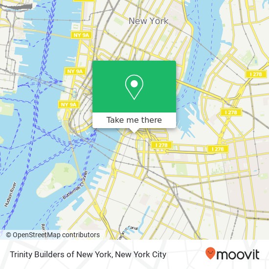 Trinity Builders of New York map