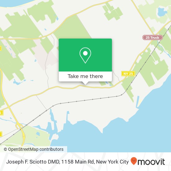 Joseph F. Sciotto DMD, 1158 Main Rd map