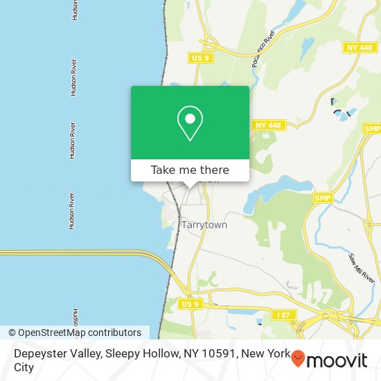 Mapa de Depeyster Valley, Sleepy Hollow, NY 10591