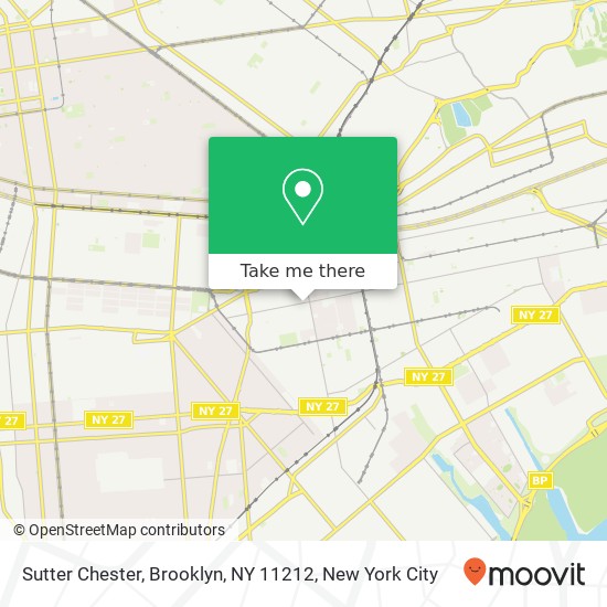 Sutter Chester, Brooklyn, NY 11212 map