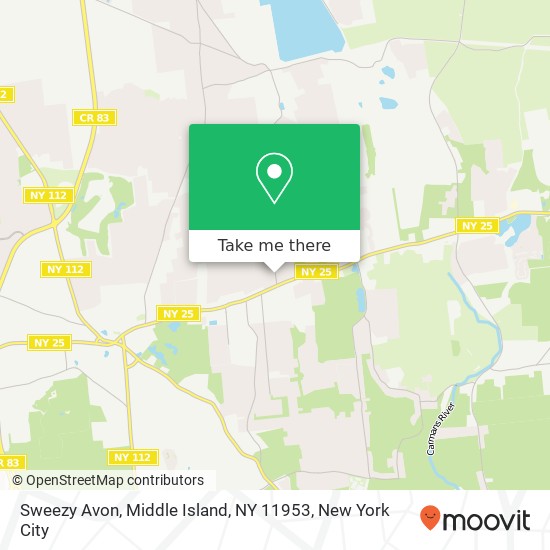 Mapa de Sweezy Avon, Middle Island, NY 11953