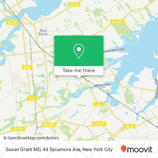 Susan Grant MD, 44 Sycamore Ave map