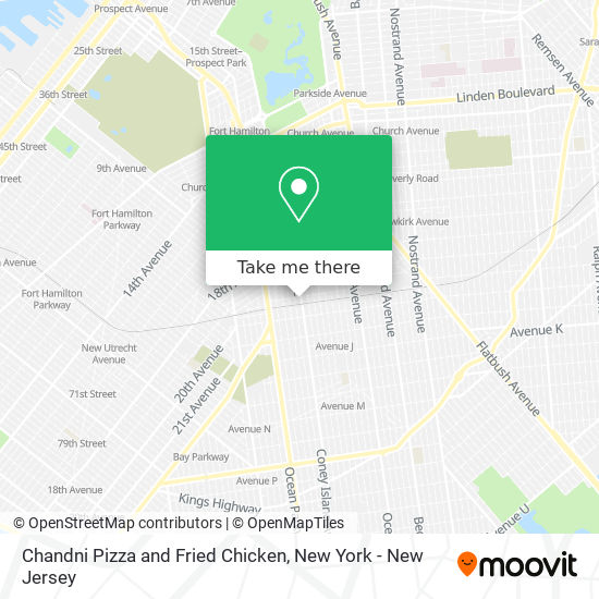 Mapa de Chandni Pizza and Fried Chicken