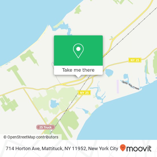 Mapa de 714 Horton Ave, Mattituck, NY 11952