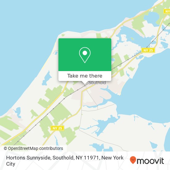 Mapa de Hortons Sunnyside, Southold, NY 11971