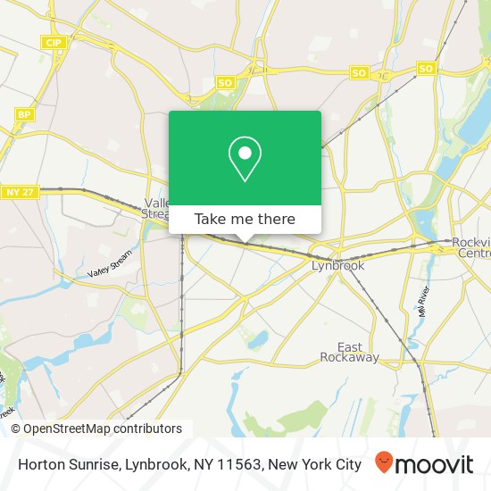 Mapa de Horton Sunrise, Lynbrook, NY 11563