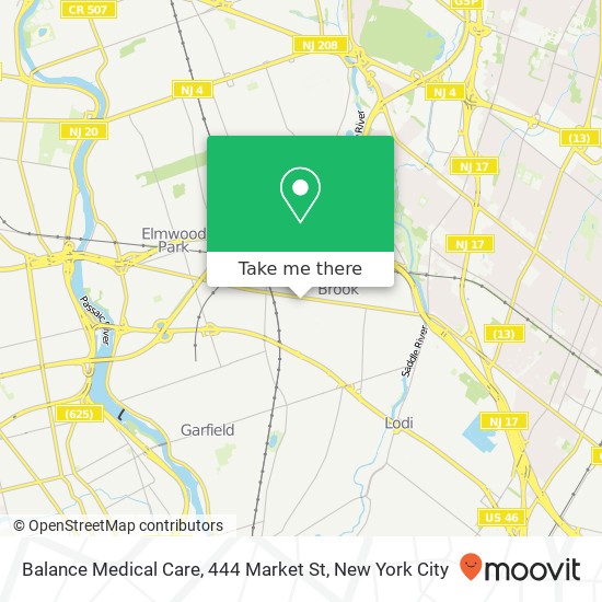 Balance Medical Care, 444 Market St map