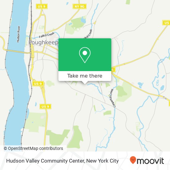 Hudson Valley Community Center map