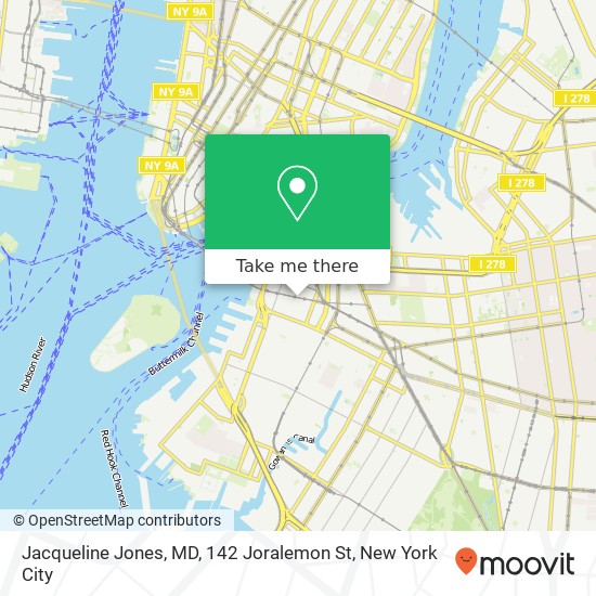Mapa de Jacqueline Jones, MD, 142 Joralemon St