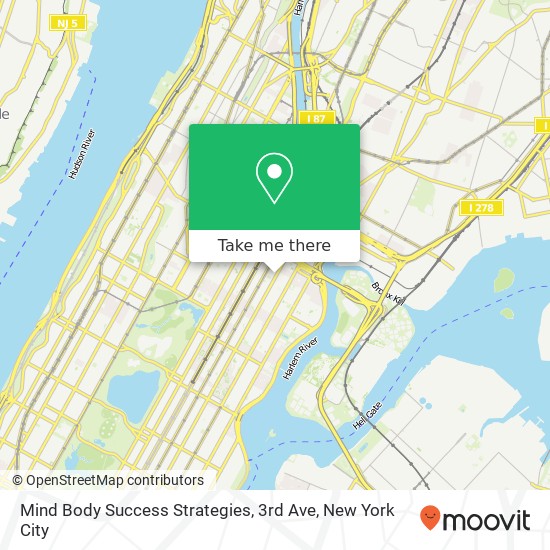 Mind Body Success Strategies, 3rd Ave map
