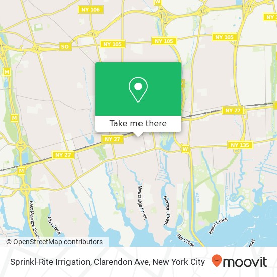 Mapa de Sprinkl-Rite Irrigation, Clarendon Ave