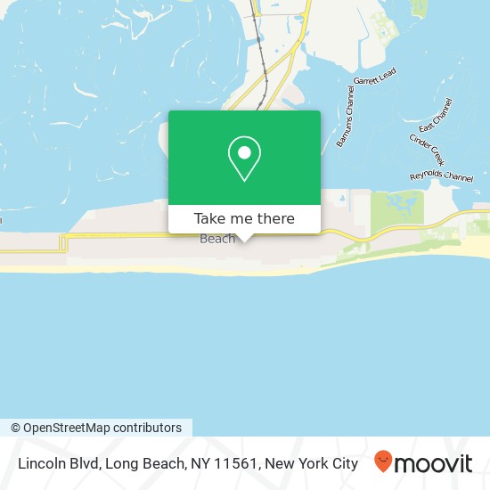 Lincoln Blvd, Long Beach, NY 11561 map