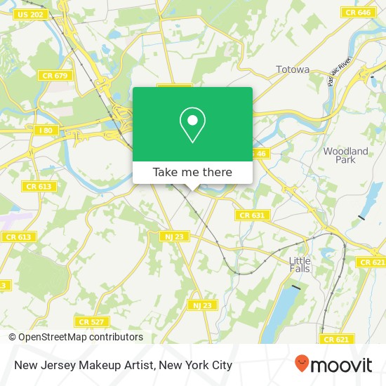 New Jersey Makeup Artist map