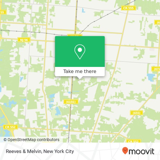 Reeves & Melvin map