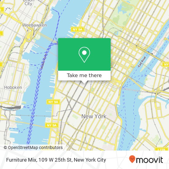 Furniture Mix, 109 W 25th St map