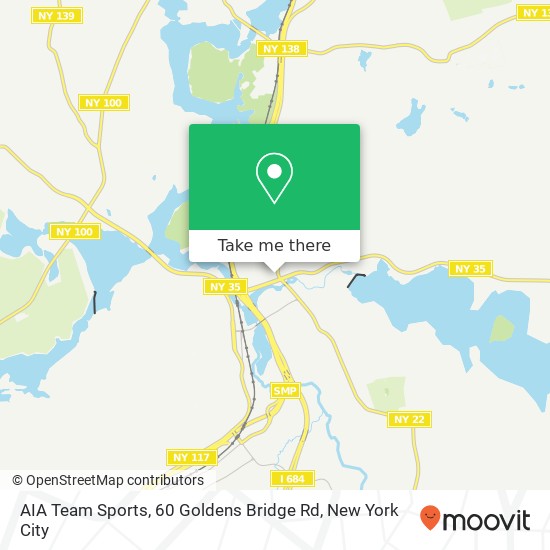 AIA Team Sports, 60 Goldens Bridge Rd map