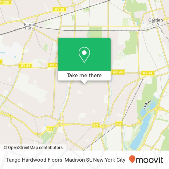 Mapa de Tango Hardwood Floors, Madison St