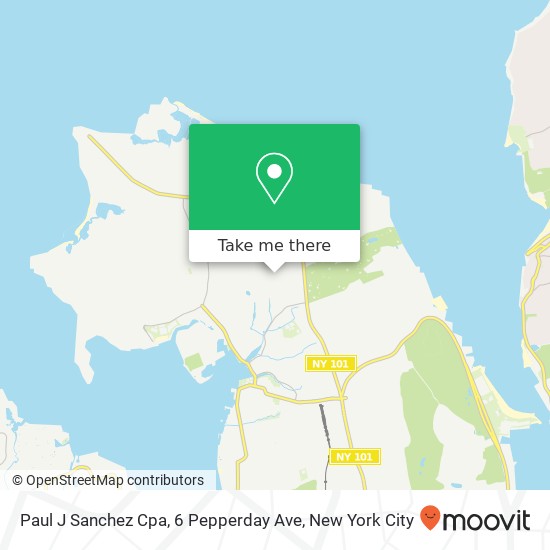 Mapa de Paul J Sanchez Cpa, 6 Pepperday Ave