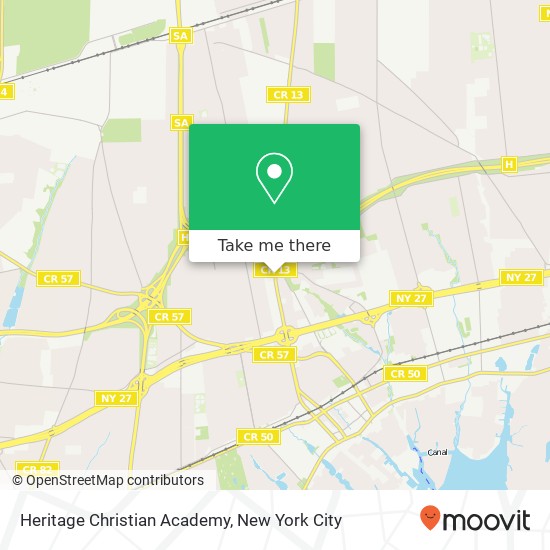 Heritage Christian Academy map