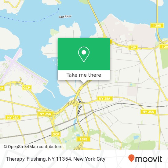 Therapy, Flushing, NY 11354 map