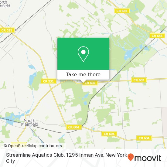 Streamline Aquatics Club, 1295 Inman Ave map