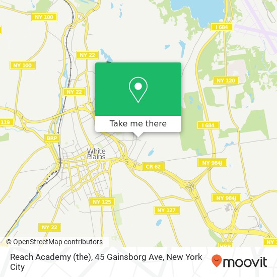 Reach Academy (the), 45 Gainsborg Ave map