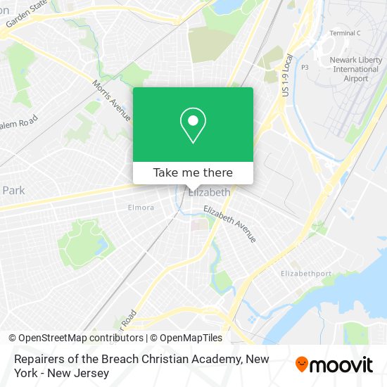 Mapa de Repairers of the Breach Christian Academy