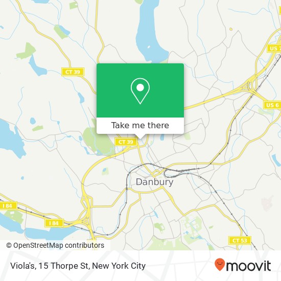 Viola's, 15 Thorpe St map