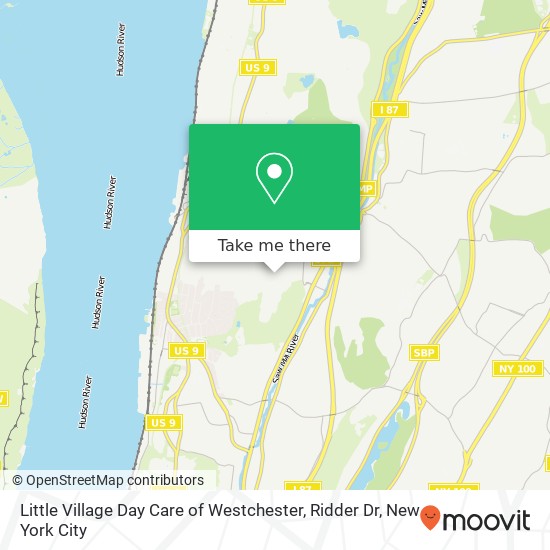 Little Village Day Care of Westchester, Ridder Dr map