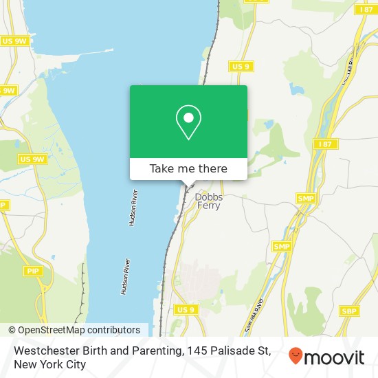 Mapa de Westchester Birth and Parenting, 145 Palisade St