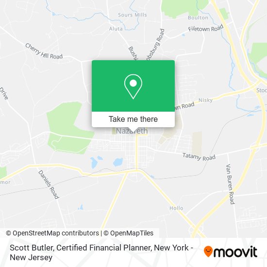 Scott Butler, Certified Financial Planner map