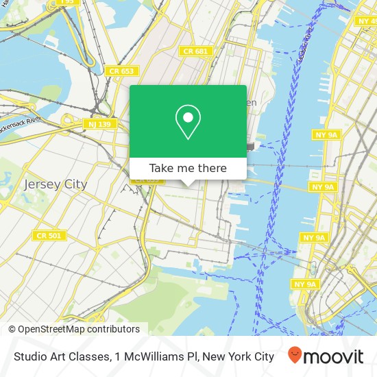 Studio Art Classes, 1 McWilliams Pl map